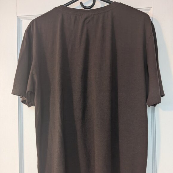 ONNO Bamboo T-Shirt Espresso Brown Men's - Picture 2 of 5